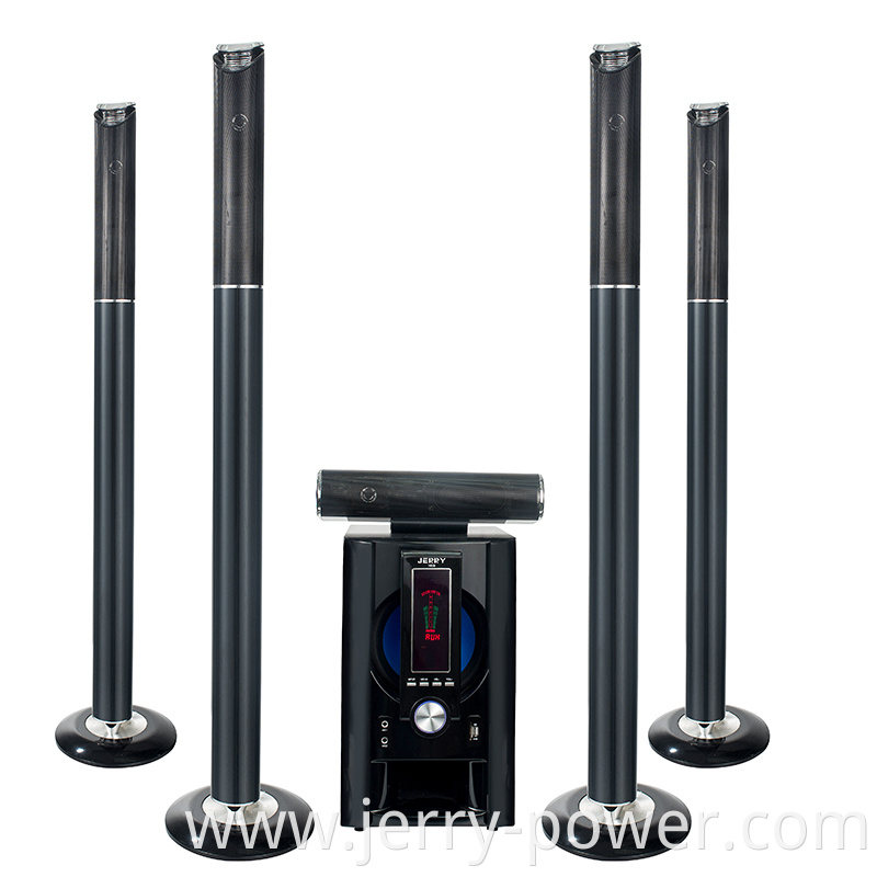 power speakers super bass home theatre system plastic speakers 5.1 home theater power speaker